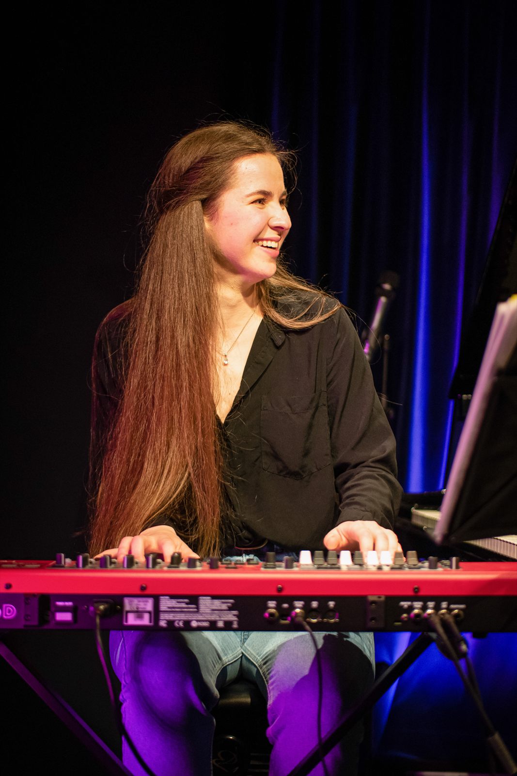 Nadiia Zhurba live auf der Bühne