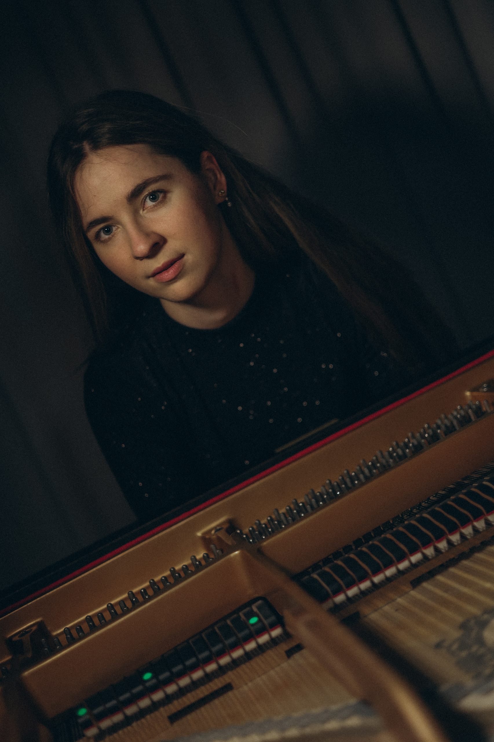 Nadiia Zhurba am Flügel